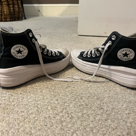 Platform Converse, Worn/Used, Size US 6 - Picture 3 of 8